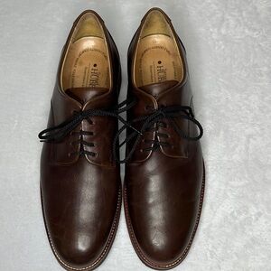 Samuel Hubbard Men's Founder Oxford Dark Brown Leather Shoes Vibram Soles 12